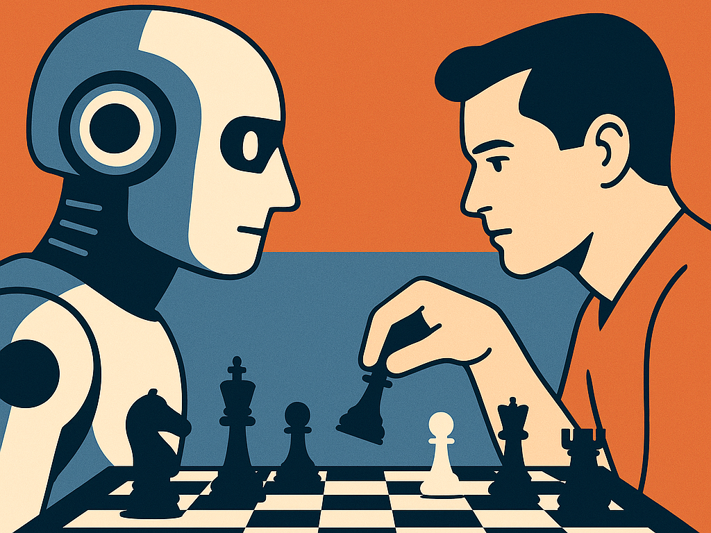 No momento, você está visualizando ♟️ Inteligência Artificial e Xadrez: Parceria ou Ameaça no Tabuleiro?